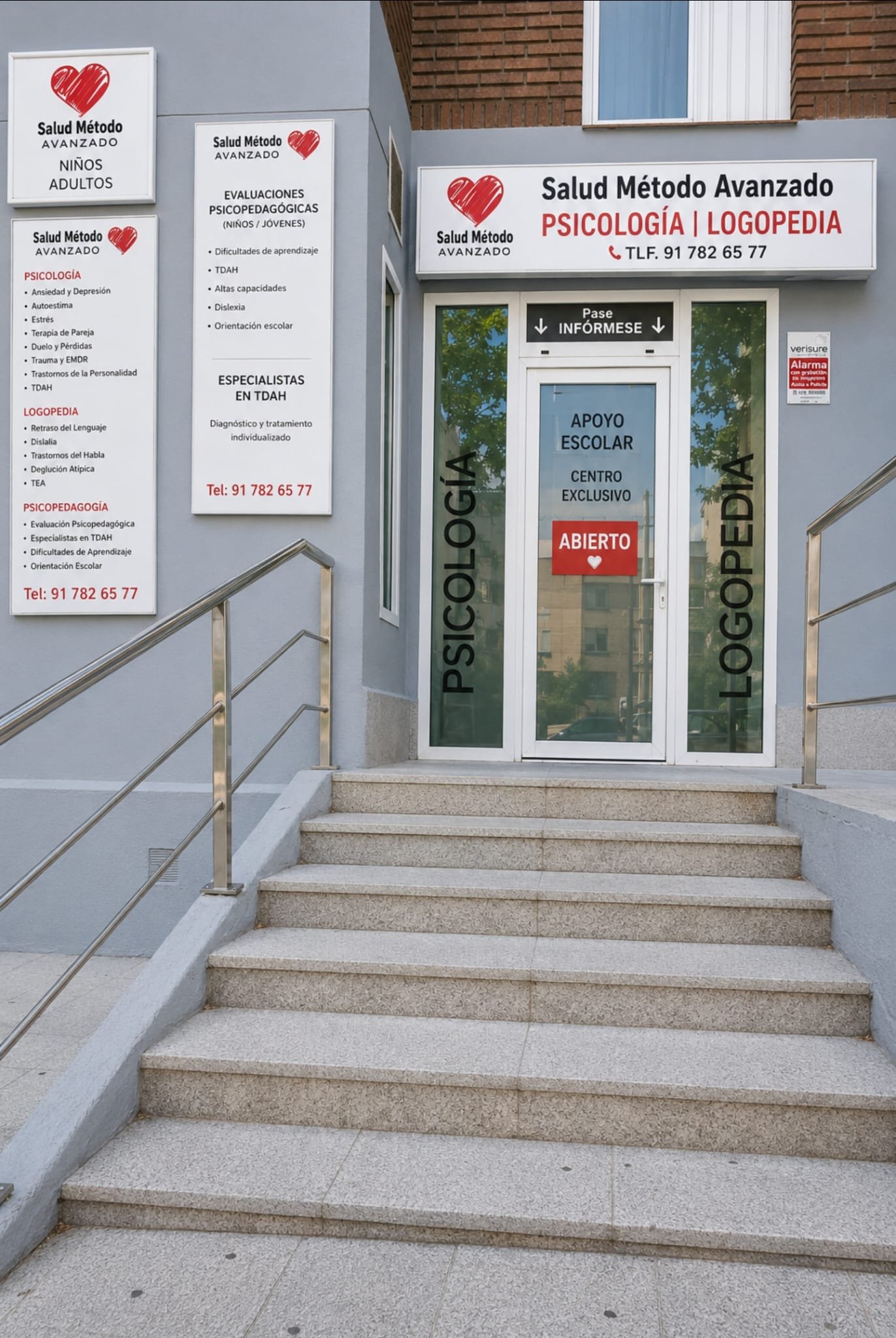Zona de evaluación psicopedagógica en Alcorcón
